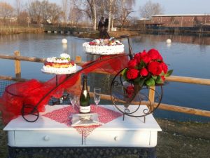 torta sposi lago reale